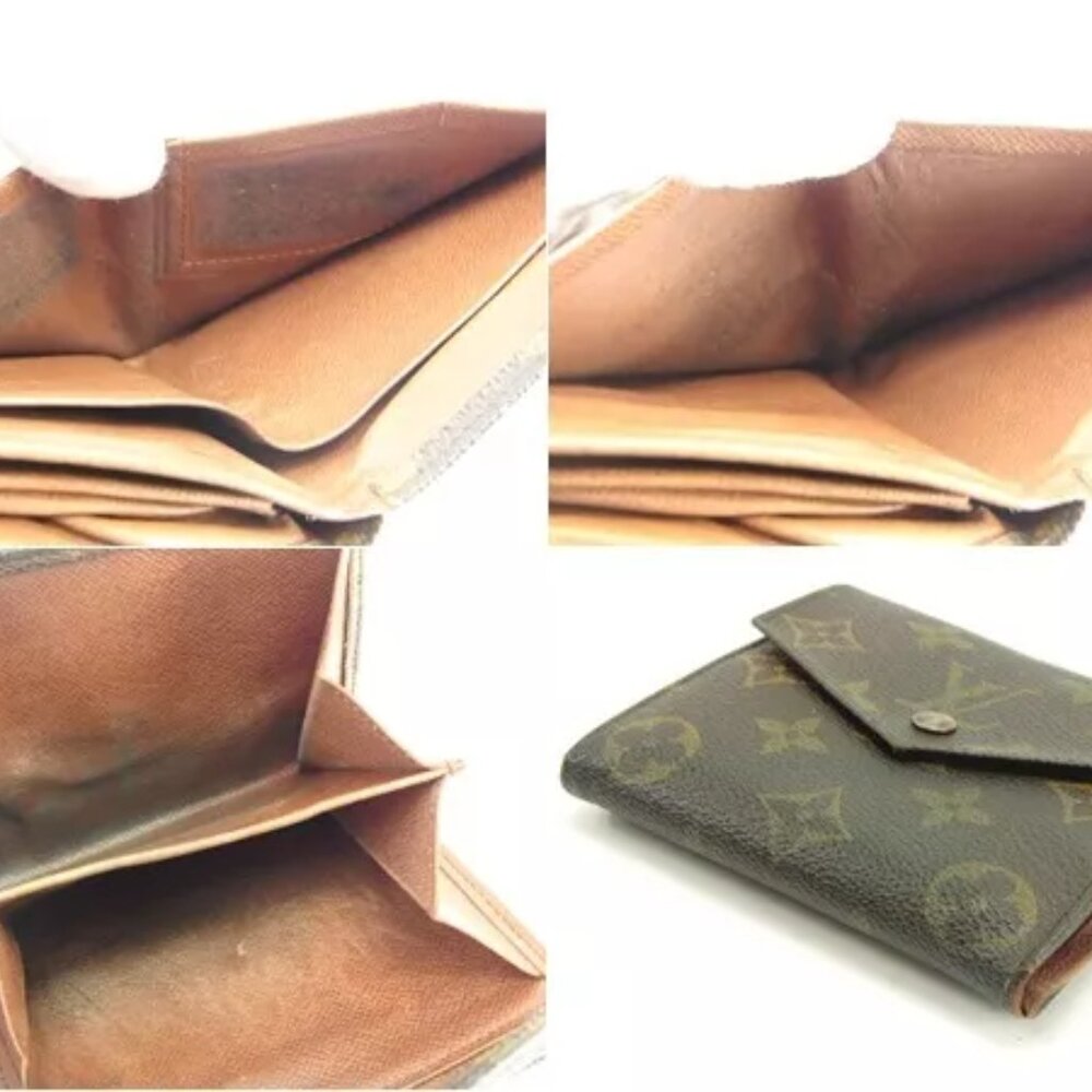 Louis Vuitton Wallet Purse Monogram Brown Woman Authentic Used - Picture 2 of 6